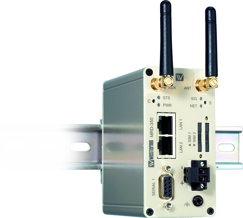 Bộ định tuyến băng thông rộng di động dùng trong công nghiệp Westermo cho phép truy cập với tốc độ cao vào các hệ thống và thiết bị từ xa